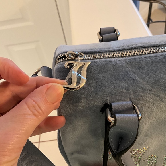 Juicy couture NWT slate blue obsession, satchel with shoulder strap - Picture 6 of 9